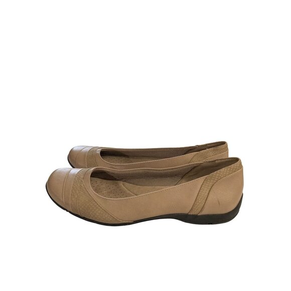 Life Stride soft system Women's Size 9M Beige slip on Comfort Flats - Picture 3 of 8